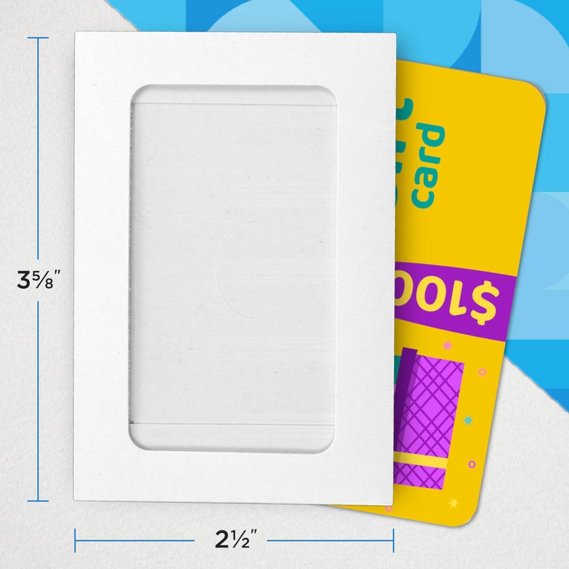 Guardian Gift Card Envelopes with Clear Window, Pack of 100 Blank Small Envelopes for Gift Cards, Business Cards, Key Cards, and More, 2 Â½ Inches x 3 â… Inches, White - Image 3